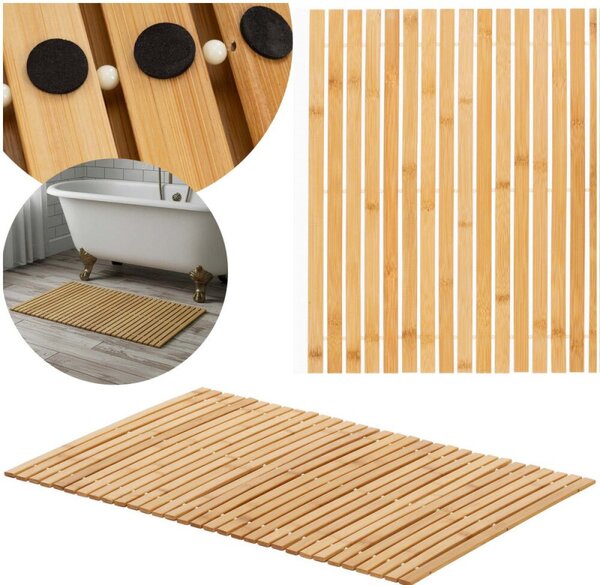 Koupelnová předložka 80x50 cm SPRINGOS HA7531přírodní