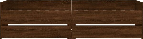 VidaXL Rám postele se zásuvkami 100 x 200 cm [3207340] Barva: šedá sonoma
