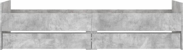 VidaXL Rám postele 90 x 200 cm Kompozitní dřevo [3207376] Barva: šedá sonoma