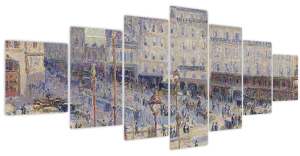 Obraz - Camille Pissarro, The Place du Havre, reprodukce (210x100 cm)