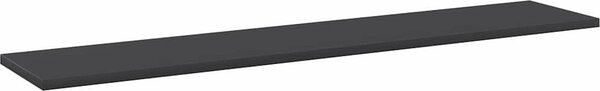 VidaXL Nástěnné police 4 ks 100x20x1,5 cm kompozitní dřevo [805382] Barva: Černý dub