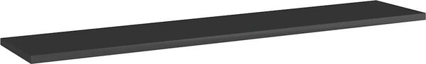 VidaXL Nástěnné police 4 ks 100x20x1,5 cm kompozitní dřevo [805382] Barva: Černý dub