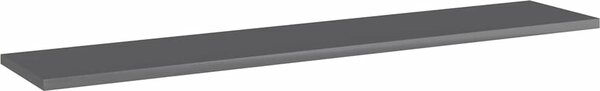 VidaXL Nástěnné police 4 ks 100x20x1,5 cm kompozitní dřevo [805382] Barva: Černý dub