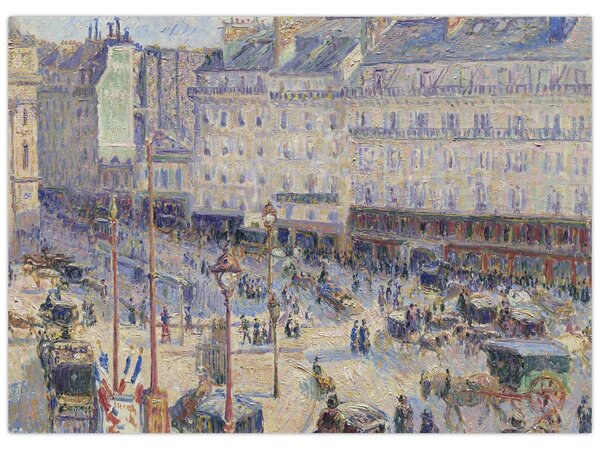 Obraz - Camille Pissarro, The Place du Havre, reprodukce (70x50 cm)