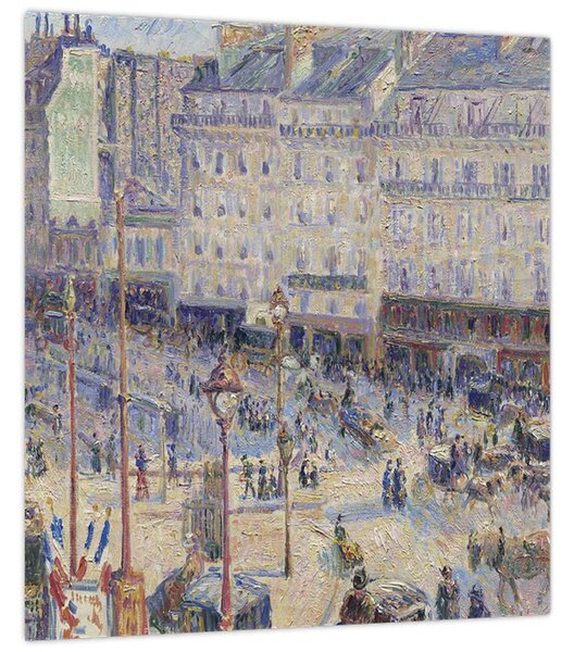 Obraz - Camille Pissarro, The Place du Havre, reprodukce (30x30 cm)