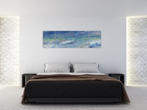 Obraz - Pierre-Auguste Renoir, Seascape, reprodukce (170x50 cm)