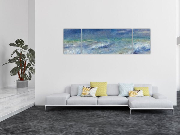Obraz - Pierre-Auguste Renoir, Seascape, reprodukce (170x50 cm)