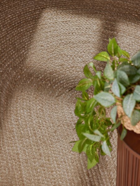 Hanse Home, Kusový koberec Jute Braided 106006 Grey Brown ovál, 160x230 ovál, hnědá, chodba / předsíň