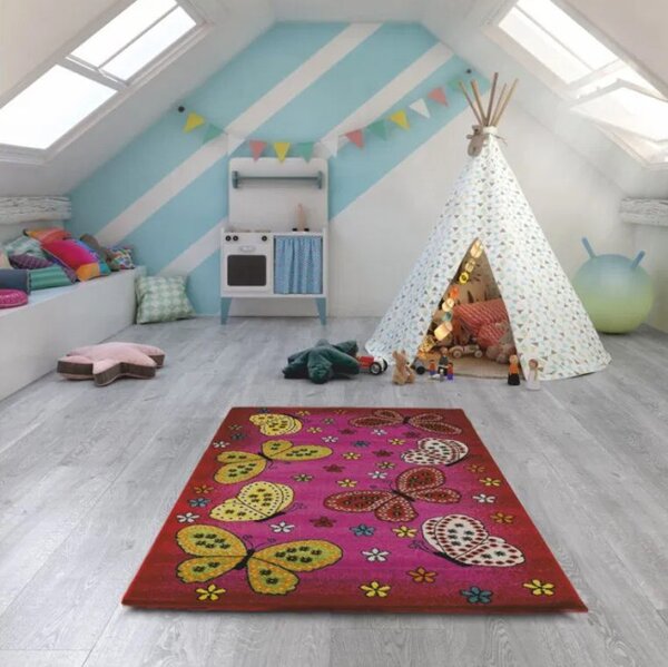 Koberec Toys C259 Lila motýly