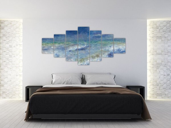 Obraz - Pierre-Auguste Renoir, Seascape, reprodukce (210x100 cm)