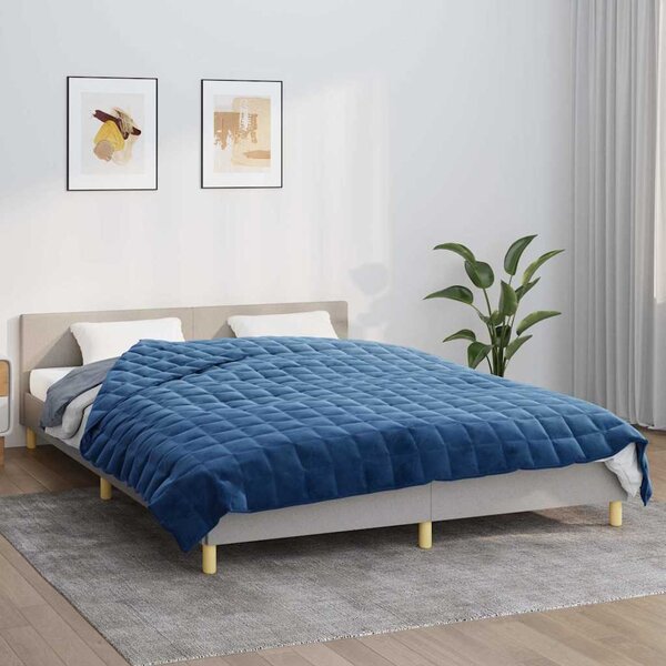 VidaXL Zátěžová deka 9 kg 100% Bavlna 205T [350807] Barva: Šedá, Velikost: 122 x 183 cm