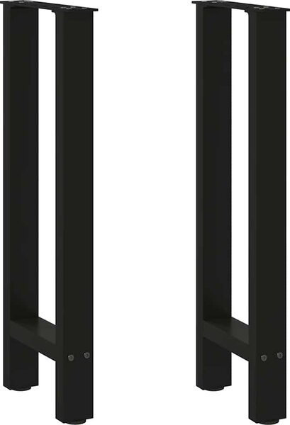 VidaXL Nohy konzolového stolku 2 ks 38 x (72-73) cm ocelové [4013297] Barva: Bílá