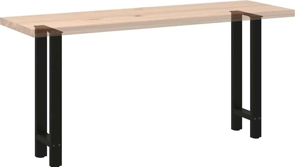 VidaXL Nohy konzolového stolku 2 ks 38 x (72-73) cm ocelové [4013297] Barva: Bílá
