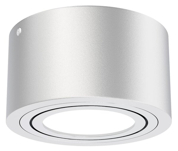BRI 7121-014 LED přisazené svítidlo, pr. 9 cm, 5 W, stříbrná - BRILONER