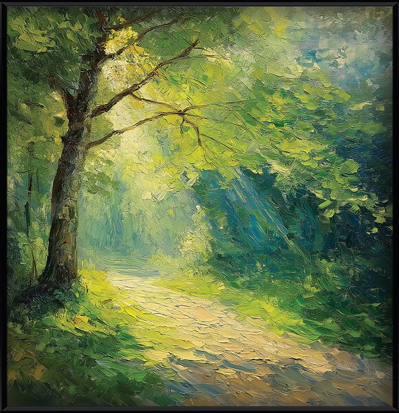 OBRAZ NA KOVU, krajina a příroda, 30/30/2 cm Euroart - Dřevěné obrazy & kovové obrazy