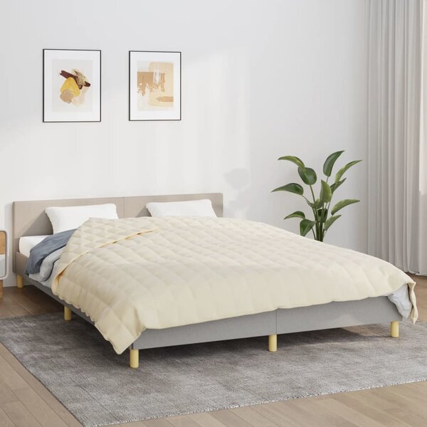 VidaXL Zátěžová deka 200 x 220 cm 9 kg 100% Bavlna 205T [3154857] Barva: Modrá