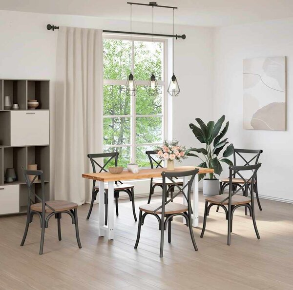 VidaXL Nohy konzolového stolku 2 ks 38 x (72-73) cm ocelové [4013297] Barva: Bílá