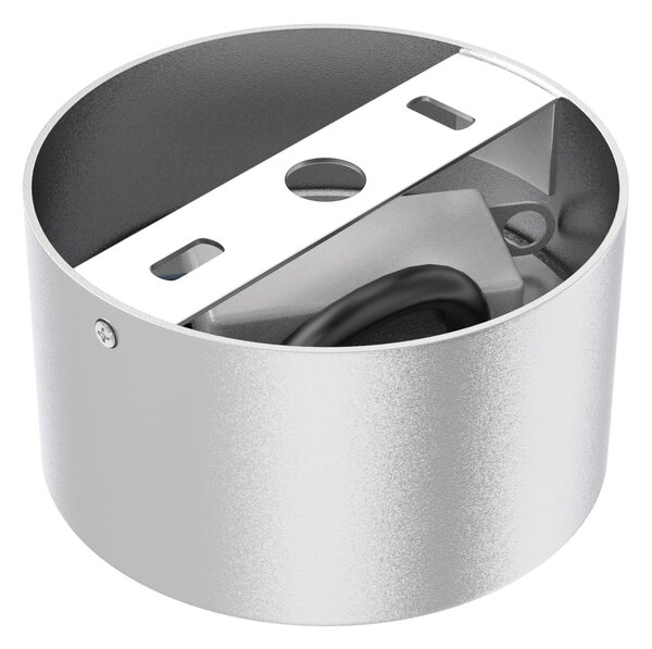BRI 7121-014 LED přisazené svítidlo, pr. 9 cm, 5 W, stříbrná - BRILONER