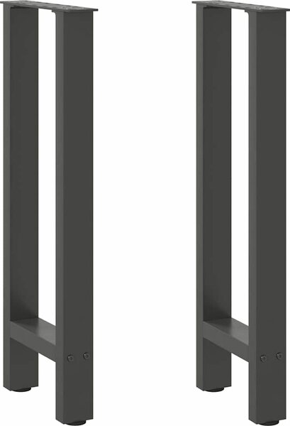 VidaXL Nohy konzolového stolku 2 ks 38 x (72-73) cm ocelové [4013297] Barva: Bílá