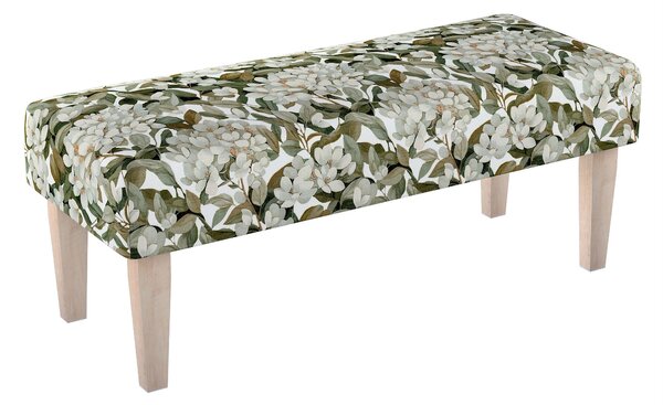 Dlouhá lavička 100x40cm barva vícebarevná látka pletený vzor, vzorované