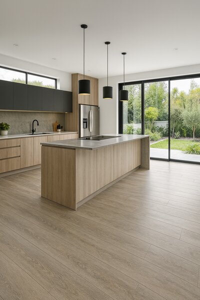 Beauflor, PVC podlaha - lino Ambient Havanna Oak 613M - dub, na míru, šíře 3m,4m, béžová, bez podkladu, chodba / předsíň