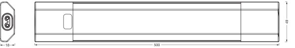 Osram - LED RGBW Stmívatelné podlinkové svítidlo LINEAR EDGE LED/8W/230V bílá+DO