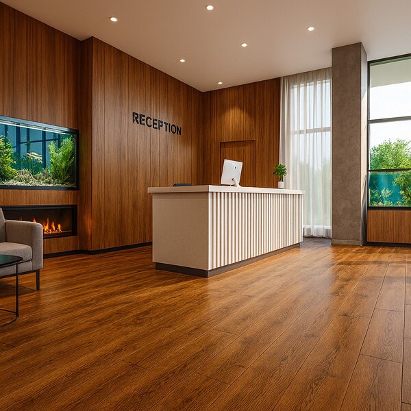 Beauflor, PVC podlaha - lino Ambient Antique Oak 026M - dub, na míru, šíře 2m,3m,4m, hnědá, bez podkladu, chodba / předsíň