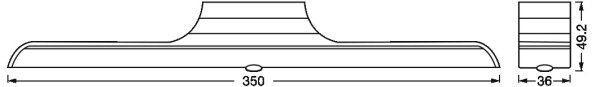 Osram - LED Stmívatelné podlinkové svítidlo se senz LINEAR LED/5W/5V 35 cm bílá