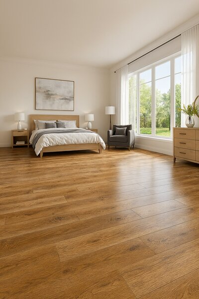 Beauflor, PVC podlaha - lino Ambient Silk Oak 603M - dub, na míru, šíře 3m,4m, hnědá, bez podkladu, chodba / předsíň