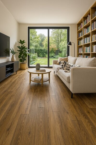 Beauflor, PVC podlaha - lino Ambient Havanna Oak 669D - dub, na míru, šíře 3m,4m, hnědá, bez podkladu, chodba / předsíň
