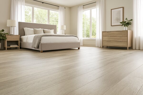 Beauflor, PVC podlaha - lino Blacktex Columbian Oak 629L - dub, na míru, šíře 3m,4m, béžová, filc, chodba / předsíň