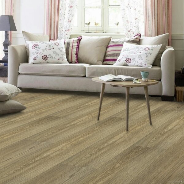 Beauflor, PVC podlaha - lino Blacktex Columbian Oak 636L - dub, na míru, šíře 4m, hnědá, filc, chodba / předsíň
