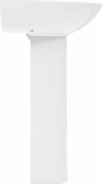 VidaXL Volně stojící umyvadlo podstavec keramické bílé 520x440x190 mm [142999]