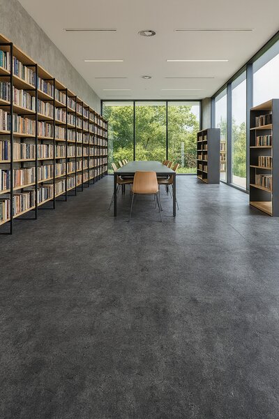 Beauflor, PVC podlaha - lino Blacktex Zinc 996D, na míru, šíře 2m,4m, šedá, filc, chodba / předsíň