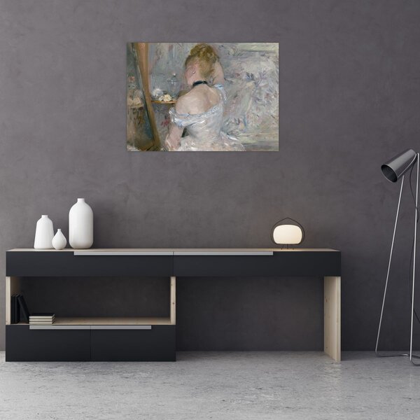 Obraz - Berthe Morisot, Woman at Her Toilette, reprodukce (70x50 cm)