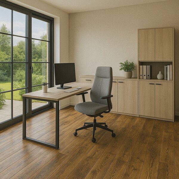 Beauflor, PVC podlaha - lino Toptex Cracked Oak 693D - dub, na míru, šíře 4m,5m, hnědá, filc, chodba / předsíň