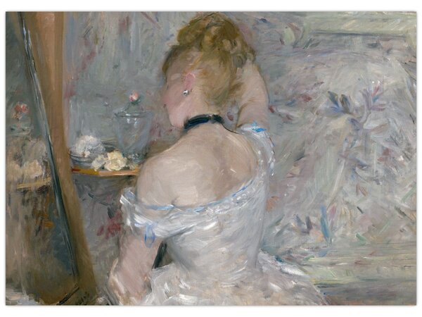 Obraz - Berthe Morisot, Woman at Her Toilette, reprodukce (70x50 cm)