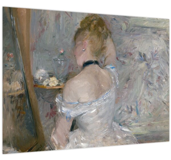 Obraz - Berthe Morisot, Woman at Her Toilette, reprodukce (70x50 cm)