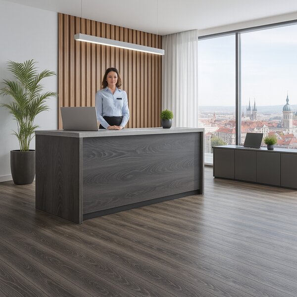 Beauflor, PVC podlaha - lino Toptex Texas Oak 693D - dub, na míru, šíře 5m, hnědá, filc, chodba / předsíň