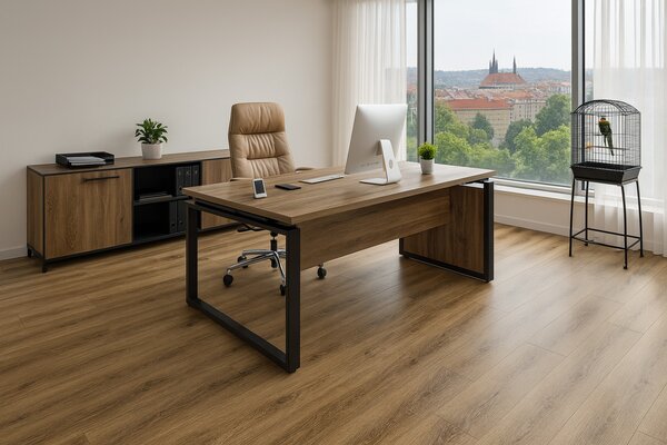 Beauflor, PVC podlaha - lino Toptex Lime Oak 169M - dub, na míru, šíře 4m,5m, hnědá, filc, chodba / předsíň