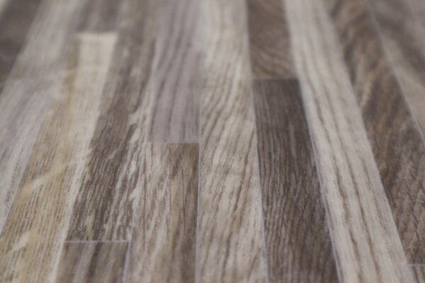 PVC podlaha - lino Toptex Line Oak 906L - dub, na míru, šíře 5m, šedá, filc, chodba / předsíň