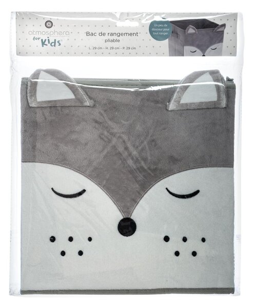 Úložný box Wolf, 29x29x29 cm, šedá