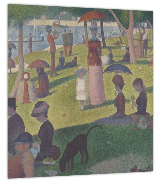 Obraz - Georges Seurat, A Sunday on La Grande Jatte, reprodukce (30x30 cm)
