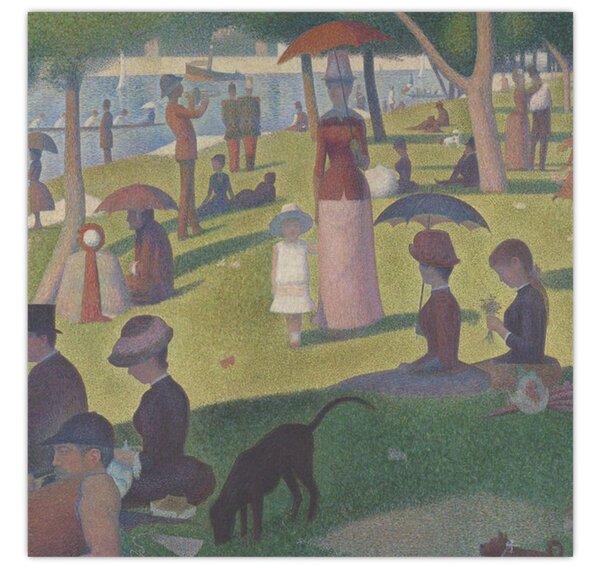 Obraz - Georges Seurat, A Sunday on La Grande Jatte, reprodukce (30x30 cm)