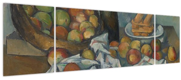 Obraz - Paul Cezanne, The Basket of Apples, reprodukce (170x50 cm)