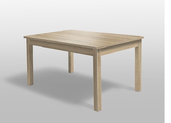 Jídelní stůl bez rozkladu 120x80 cm / 18mm barva lamina: dub sonoma