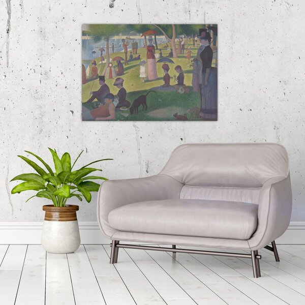 Obraz - Georges Seurat, A Sunday on La Grande Jatte, reprodukce (70x50 cm)