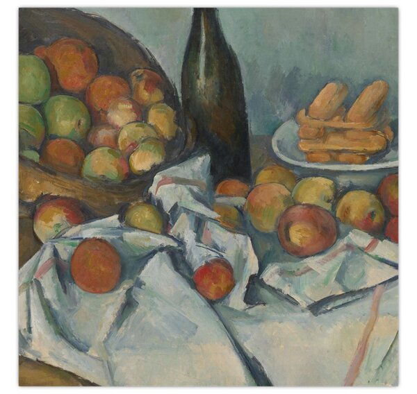 Obraz - Paul Cezanne, The Basket of Apples, reprodukce (30x30 cm)