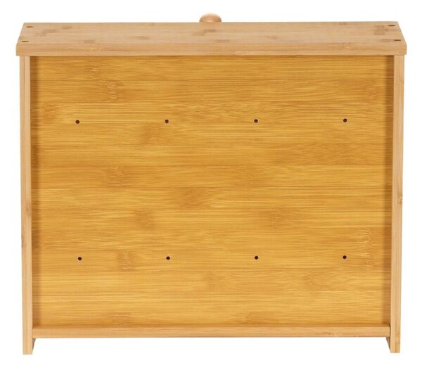 Chlebník dvoupatrový 39x25x32 cm SPRINGOS Natura KI0162 přírodní