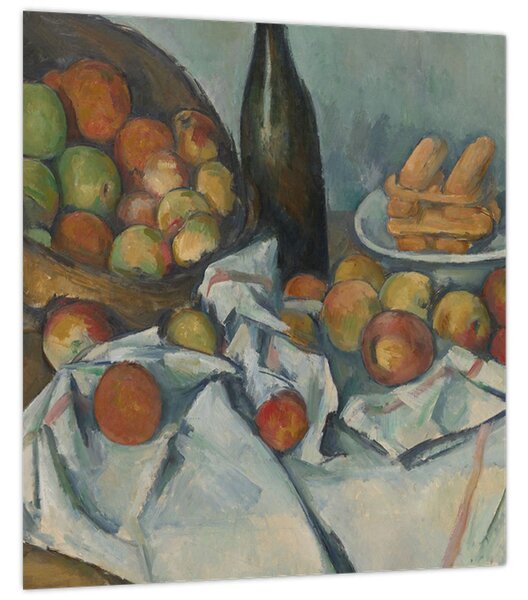 Obraz - Paul Cezanne, The Basket of Apples, reprodukce (30x30 cm)